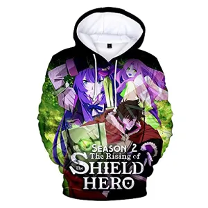 2022 Comic The Rising of The Shield Hero Hoodie Harajuku Streetwear Anime Sweatshirt