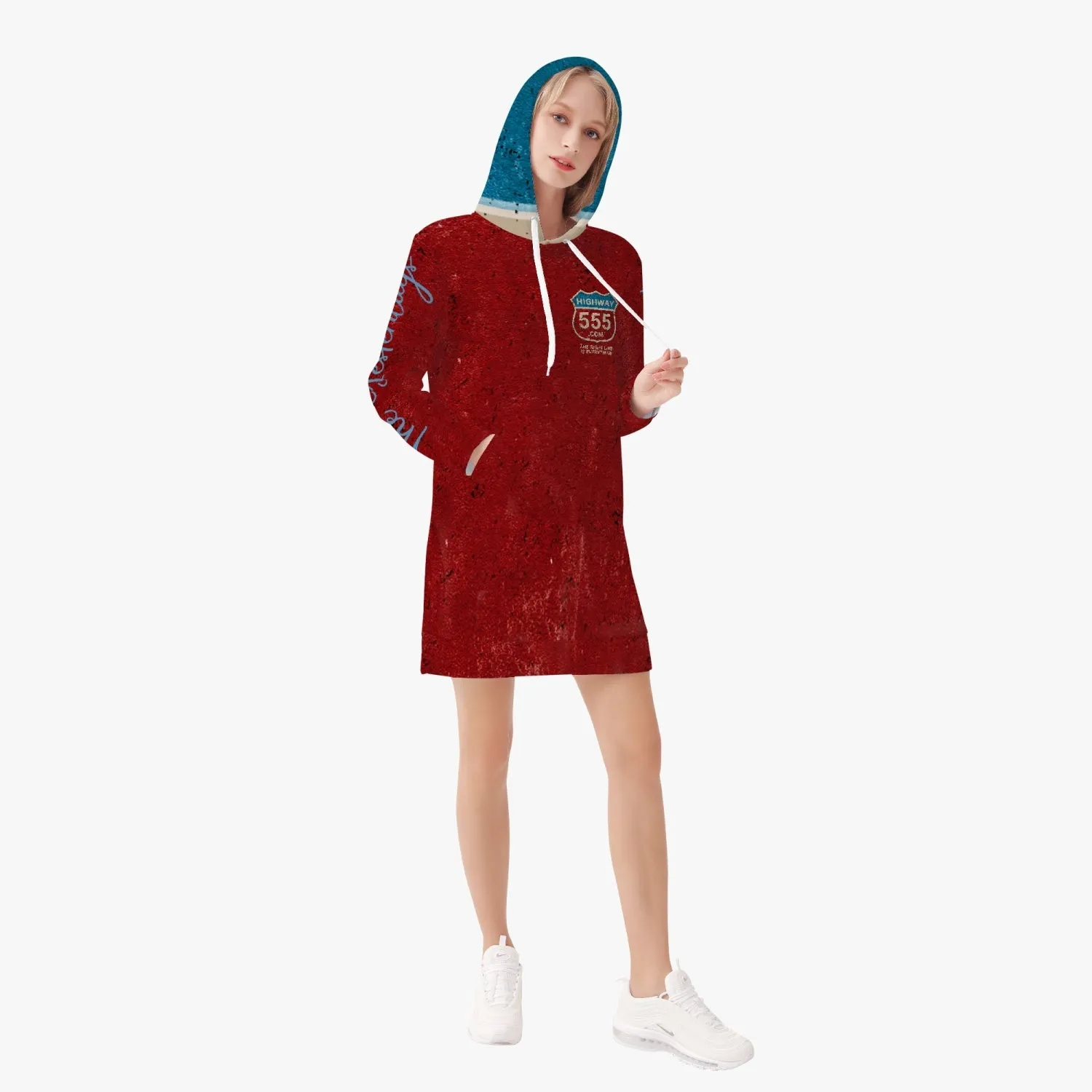 226. Women's THE YESTERDAYS Hoodie Dress