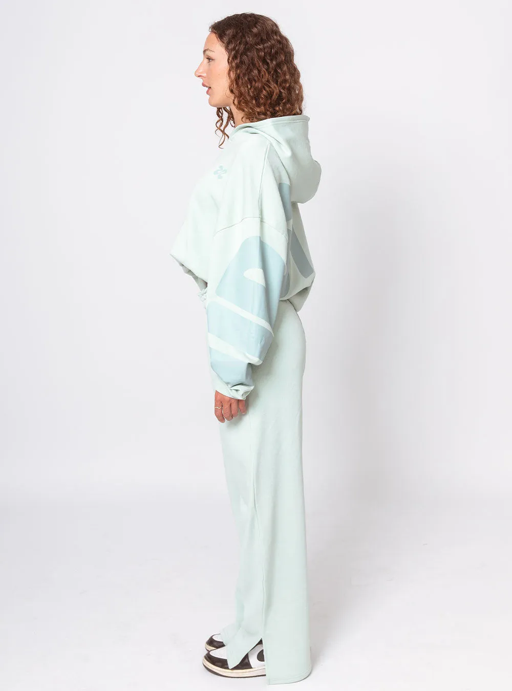 Adults Upstage Logo Freestyle Oversized Hoodie Mint