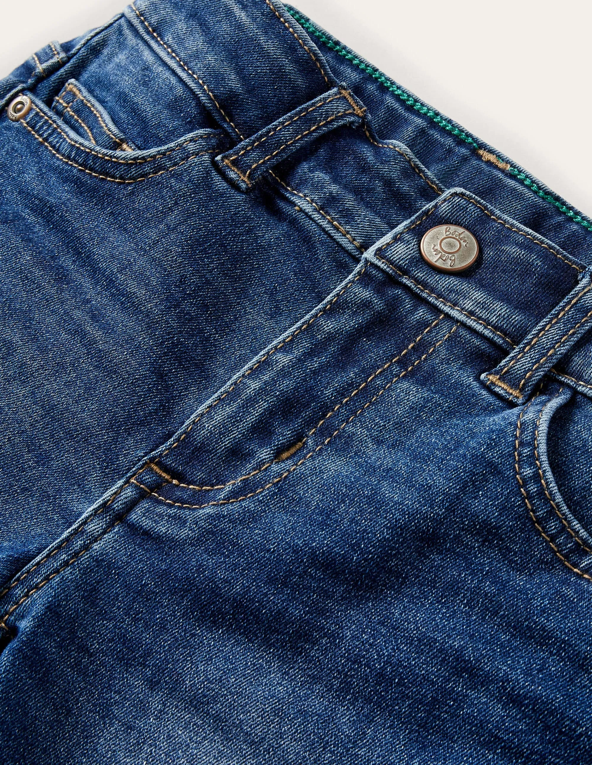 Adventure-flex Denim Shorts-Mid Vintage