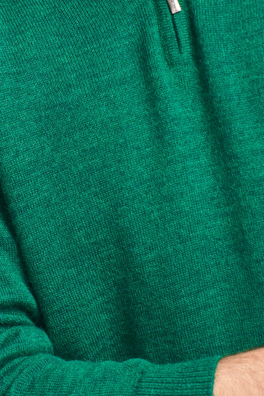 Albert Sweater Baby Alpaca Color Esmeralda
