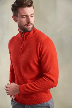Albert Sweater Baby Alpaca Color Redorange