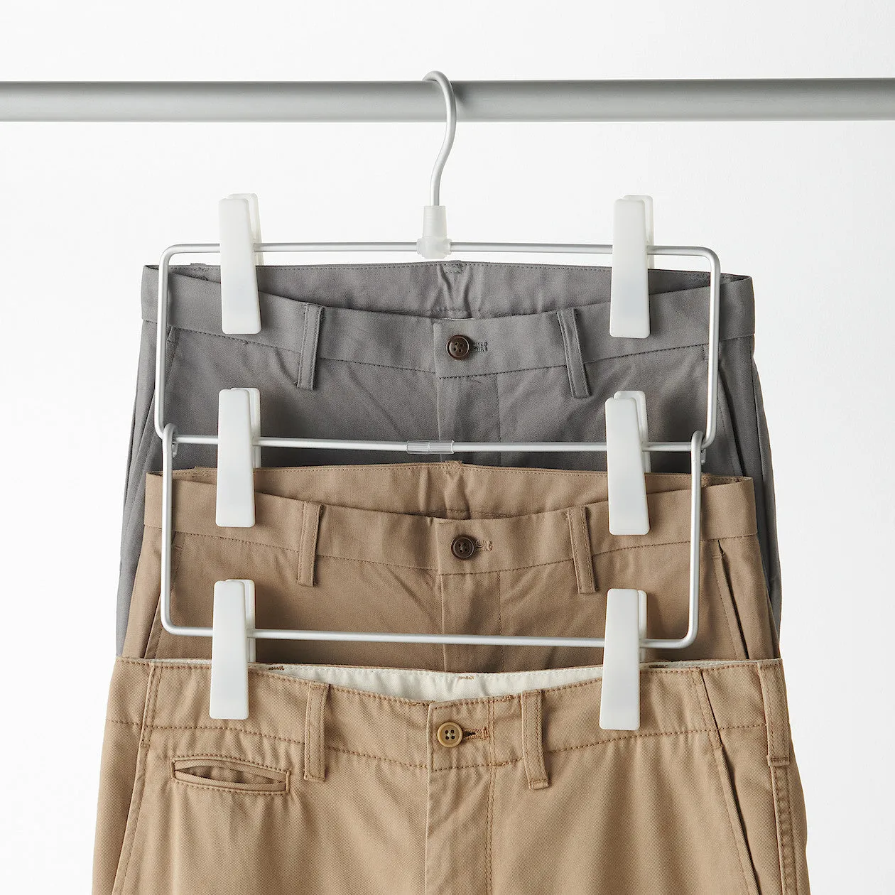 Aluminium Hanger for Pants & Skirt - 3 Tier
