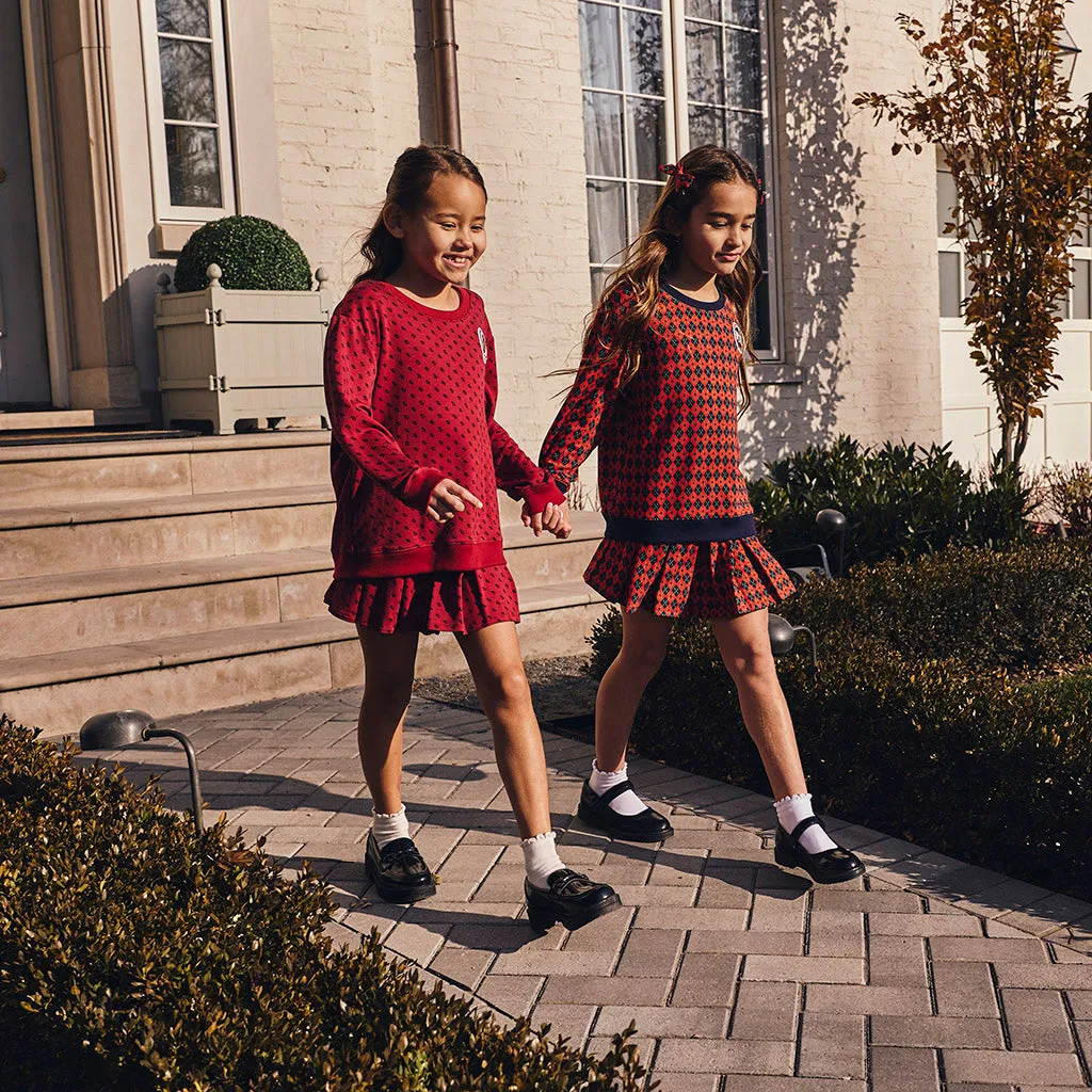 American Girl Josefina Montoya French Terry Pleated Skort