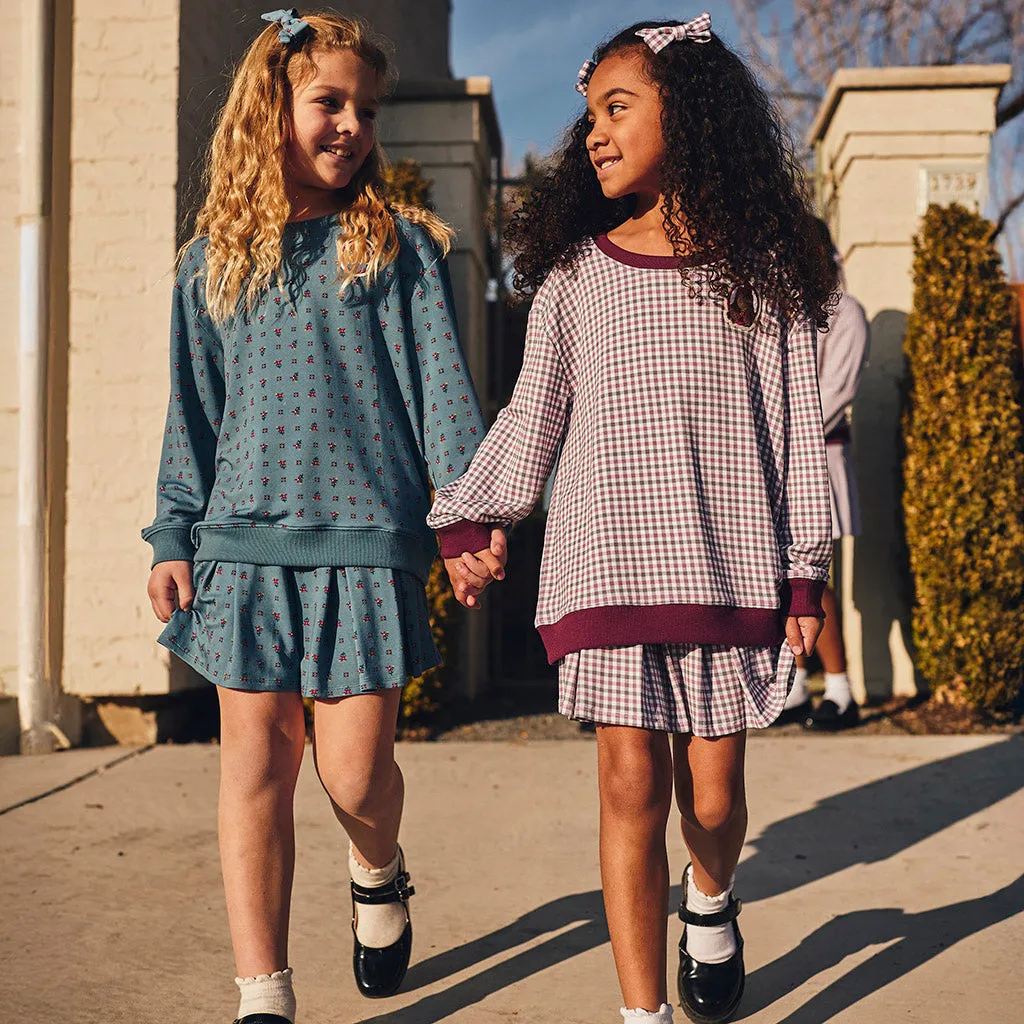 American Girl Kirsten Larson French Terry Pleated Skort