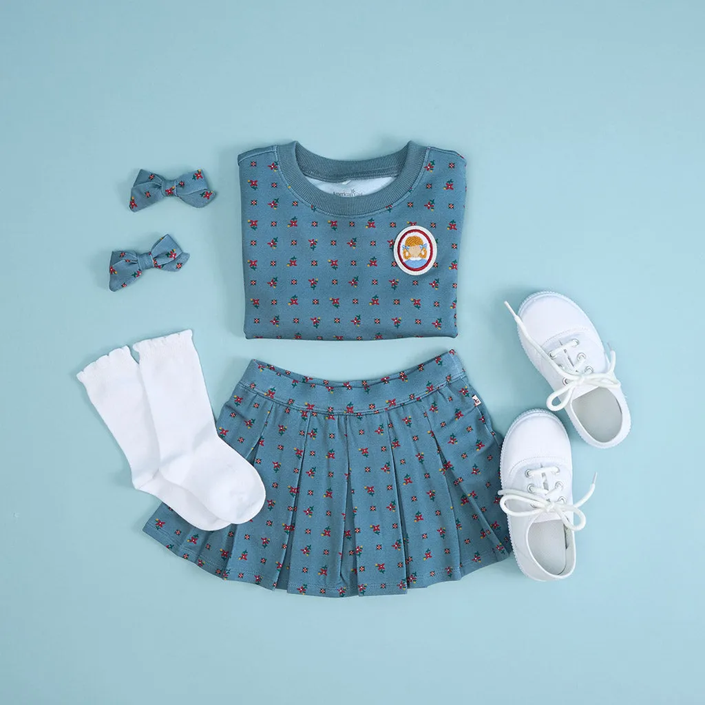 American Girl Kirsten Larson French Terry Pleated Skort