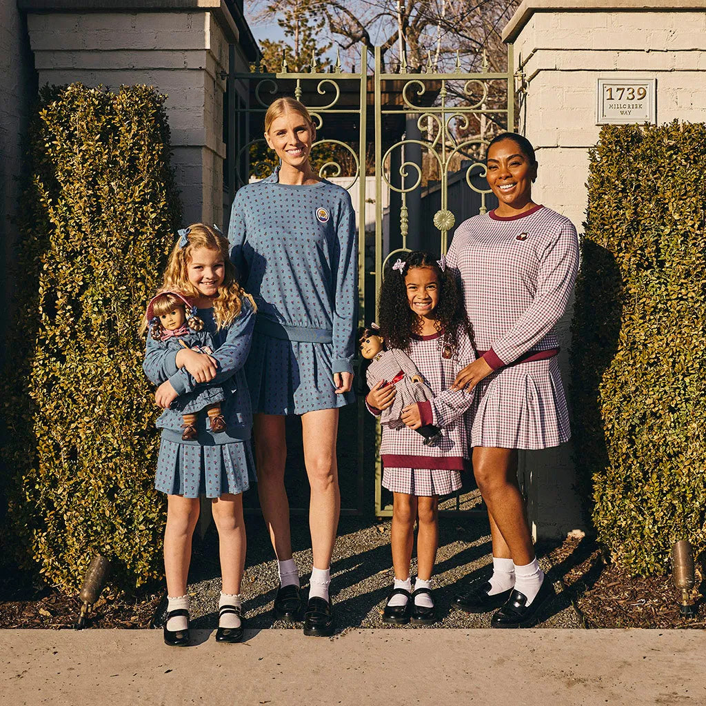 American Girl Kirsten Larson French Terry Pleated Skort