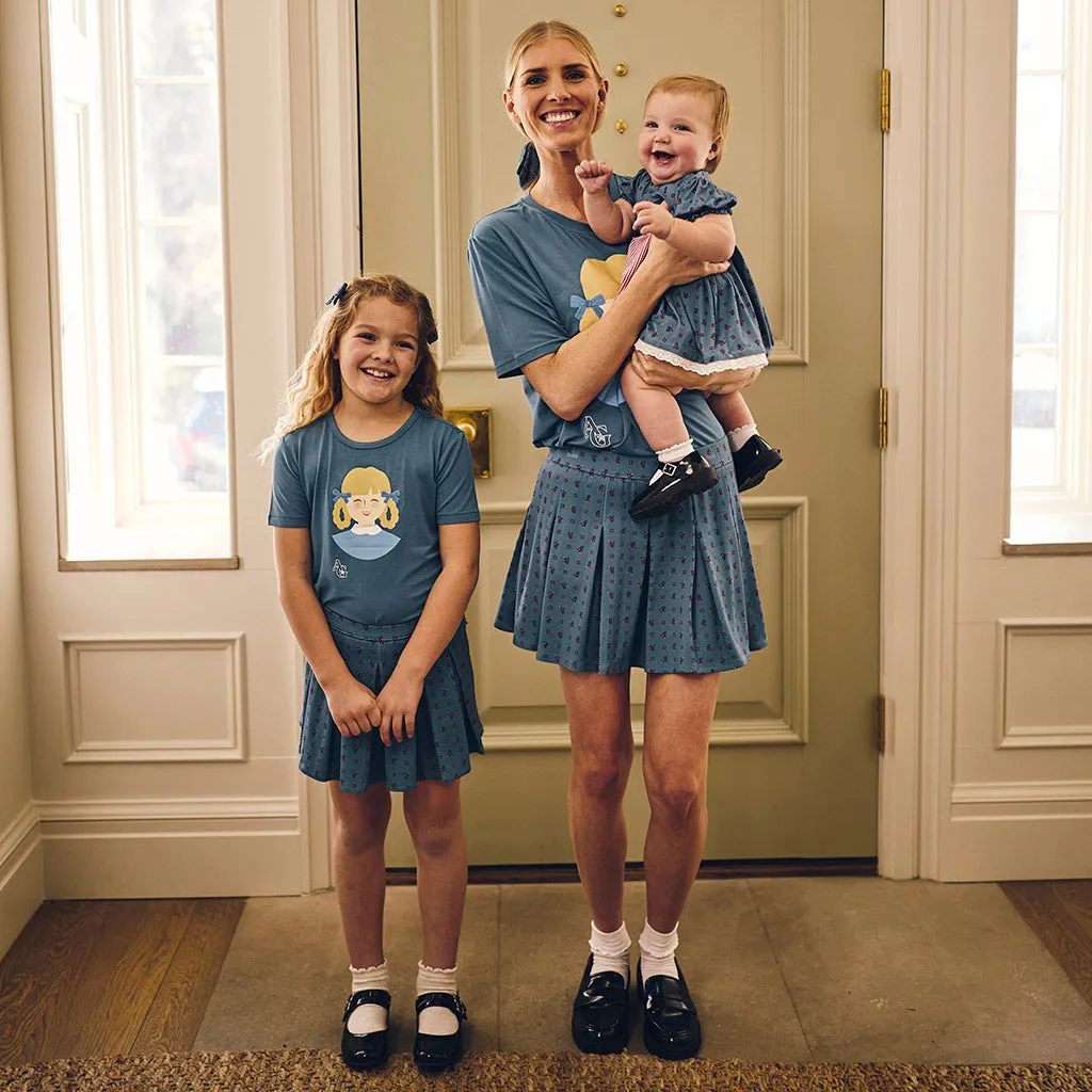 American Girl Kirsten Larson French Terry Pleated Skort