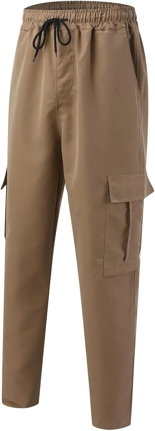 Cargo Pant for Men Pants with Ribbon Active Chinos Pant Hiking Tactical Pants Climbing Pants Flexible Relaxed Pants