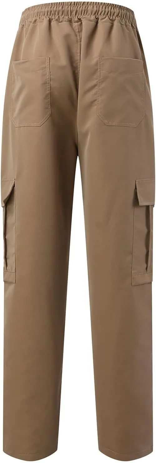 Cargo Pant for Men Pants with Ribbon Active Chinos Pant Hiking Tactical Pants Climbing Pants Flexible Relaxed Pants