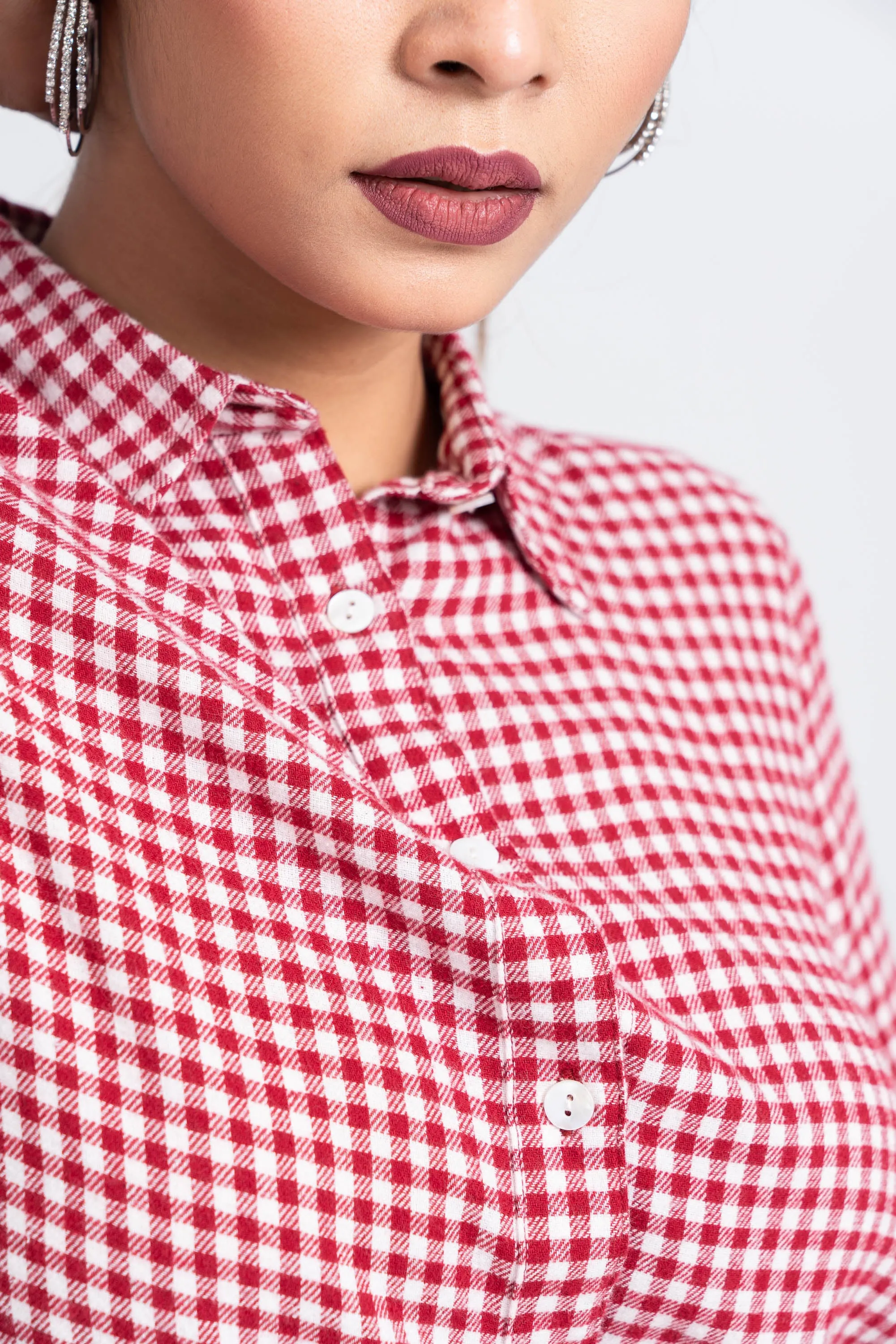 Checkered Flannel Casual Shirt