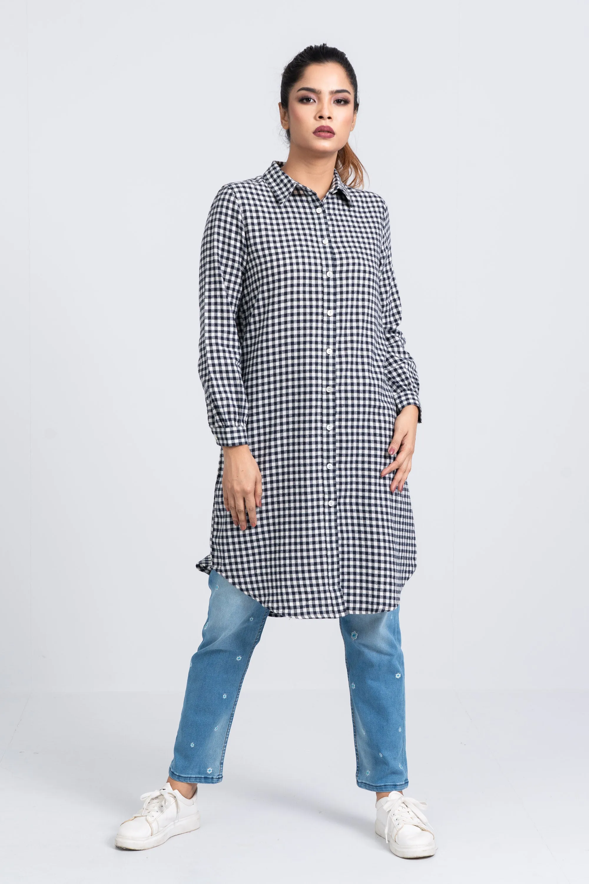 Checkered Flannel Casual Shirt