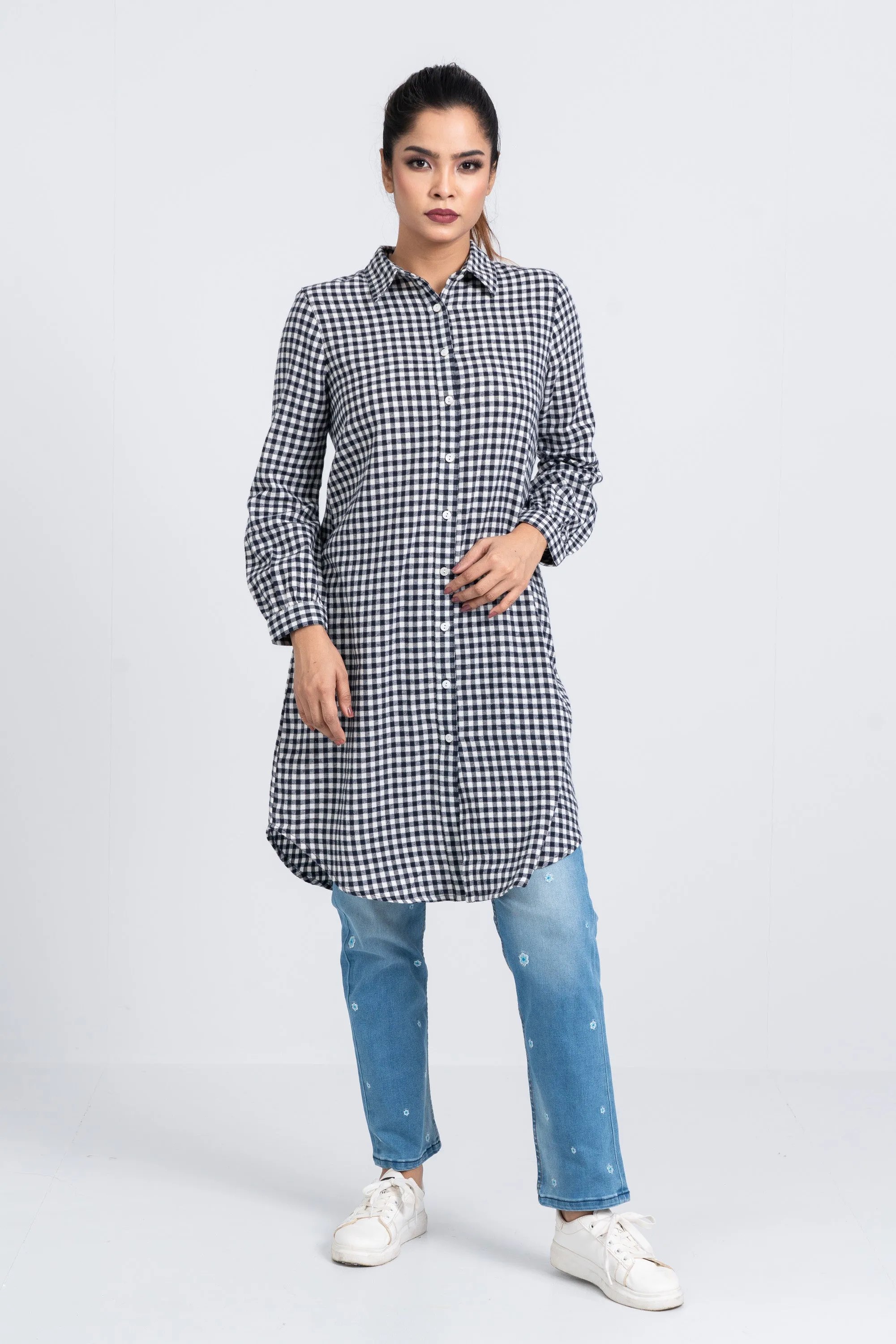 Checkered Flannel Casual Shirt