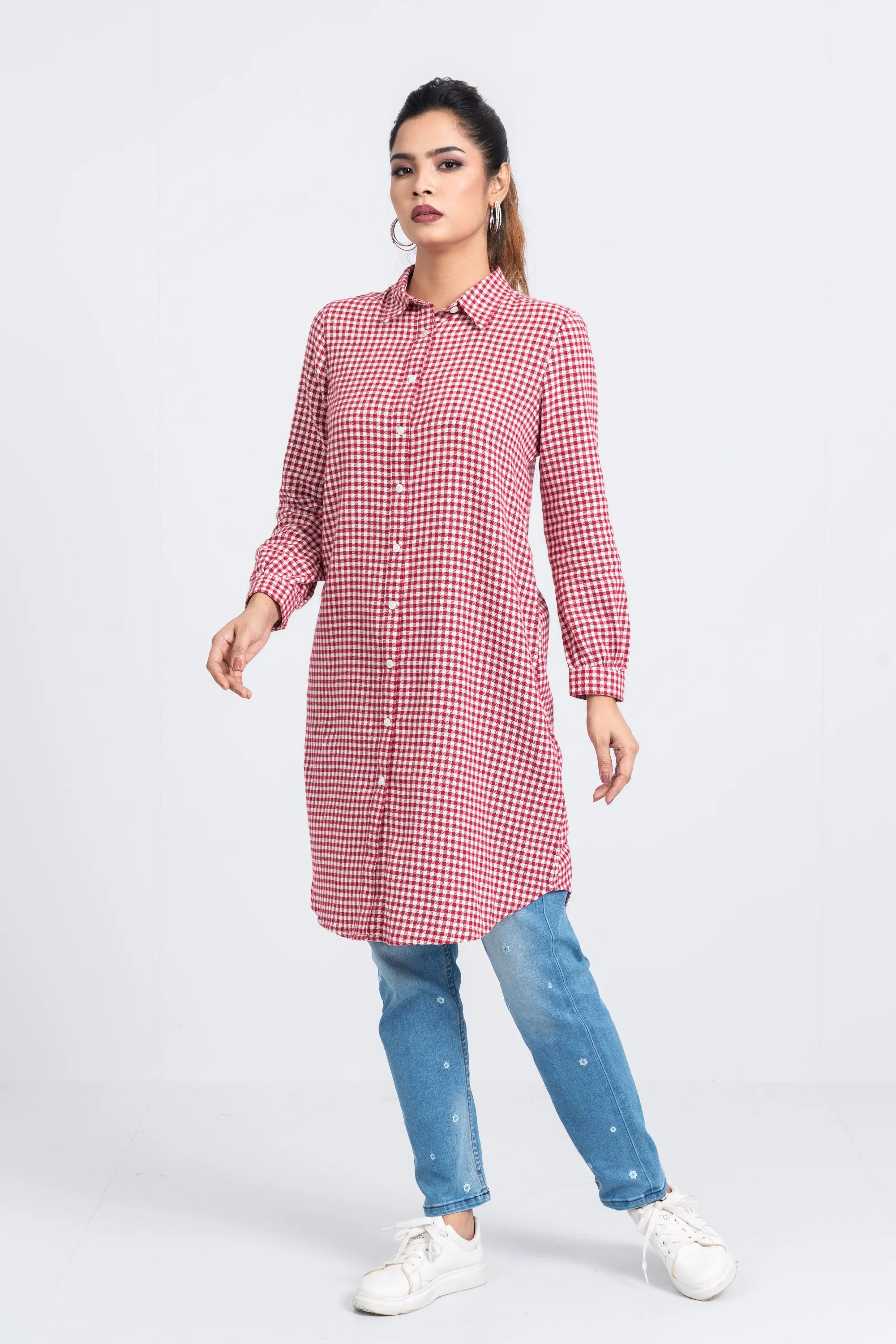 Checkered Flannel Casual Shirt