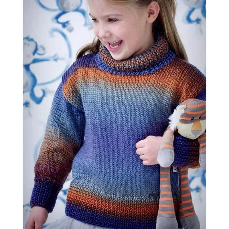 Cheeky Monkey Pattern Book, Euro Baby #121 Kaleidoscope Worsted