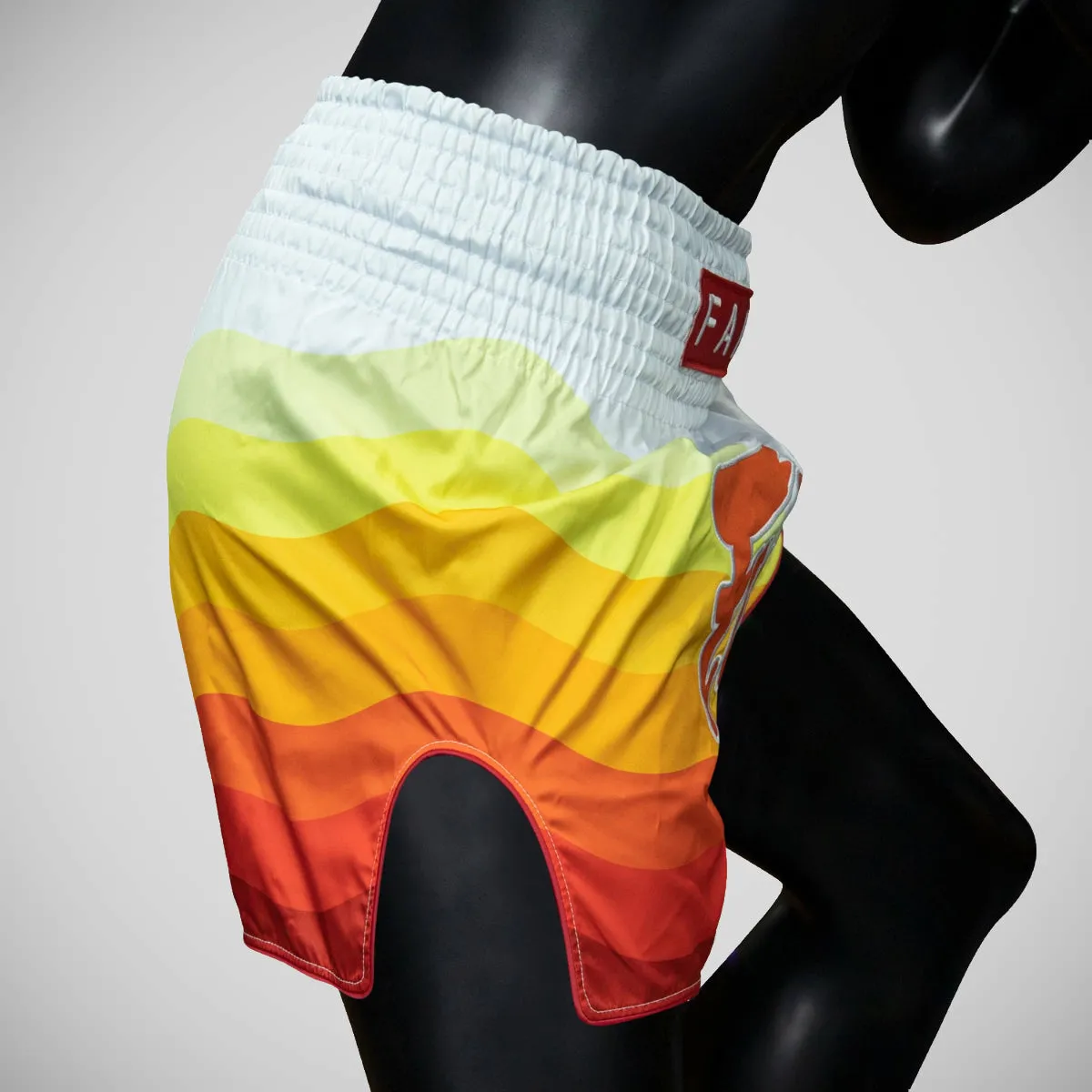 Fairtex BS1932 Spectrum Muay Thai Shorts White