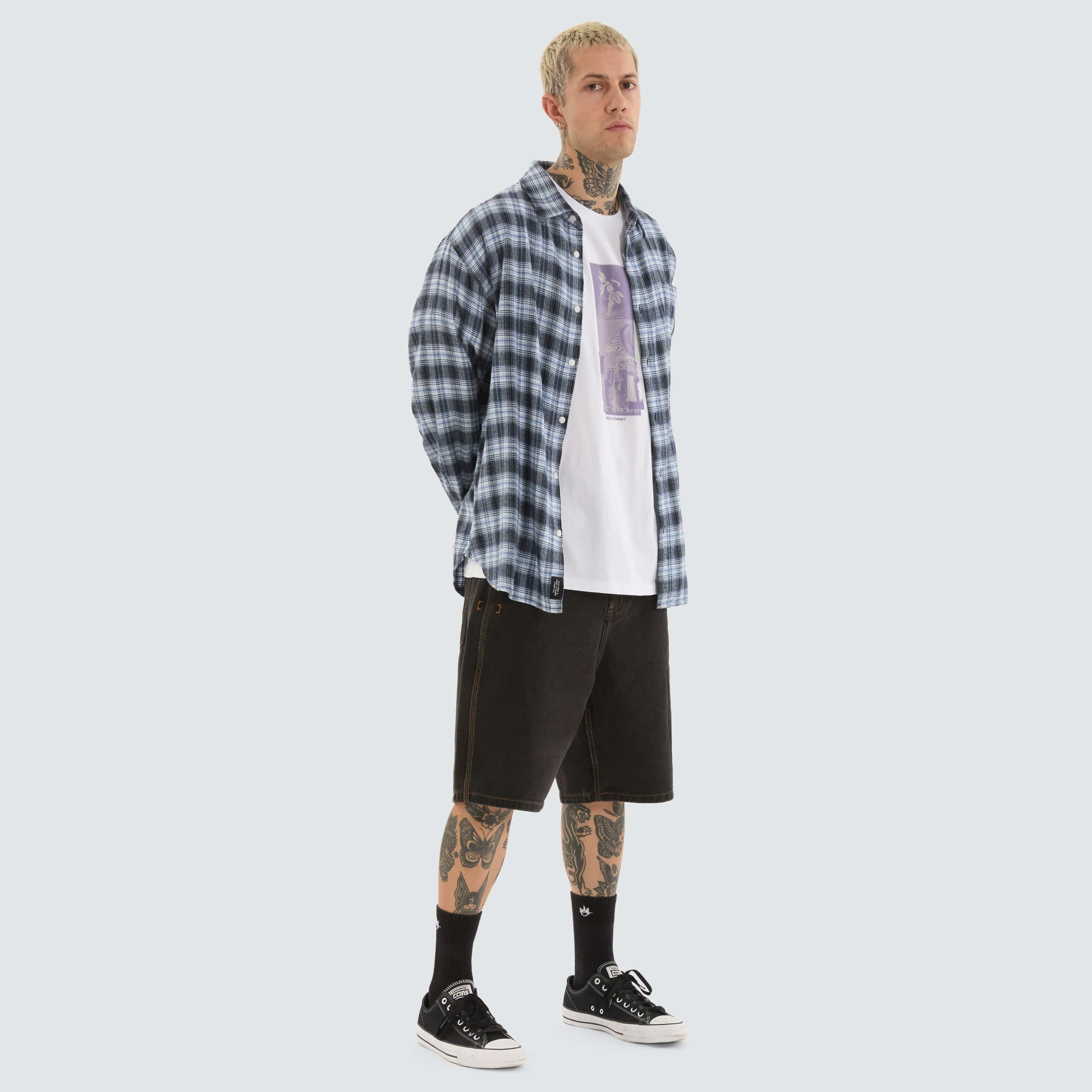 Friendly Service Flannel Iceberg
