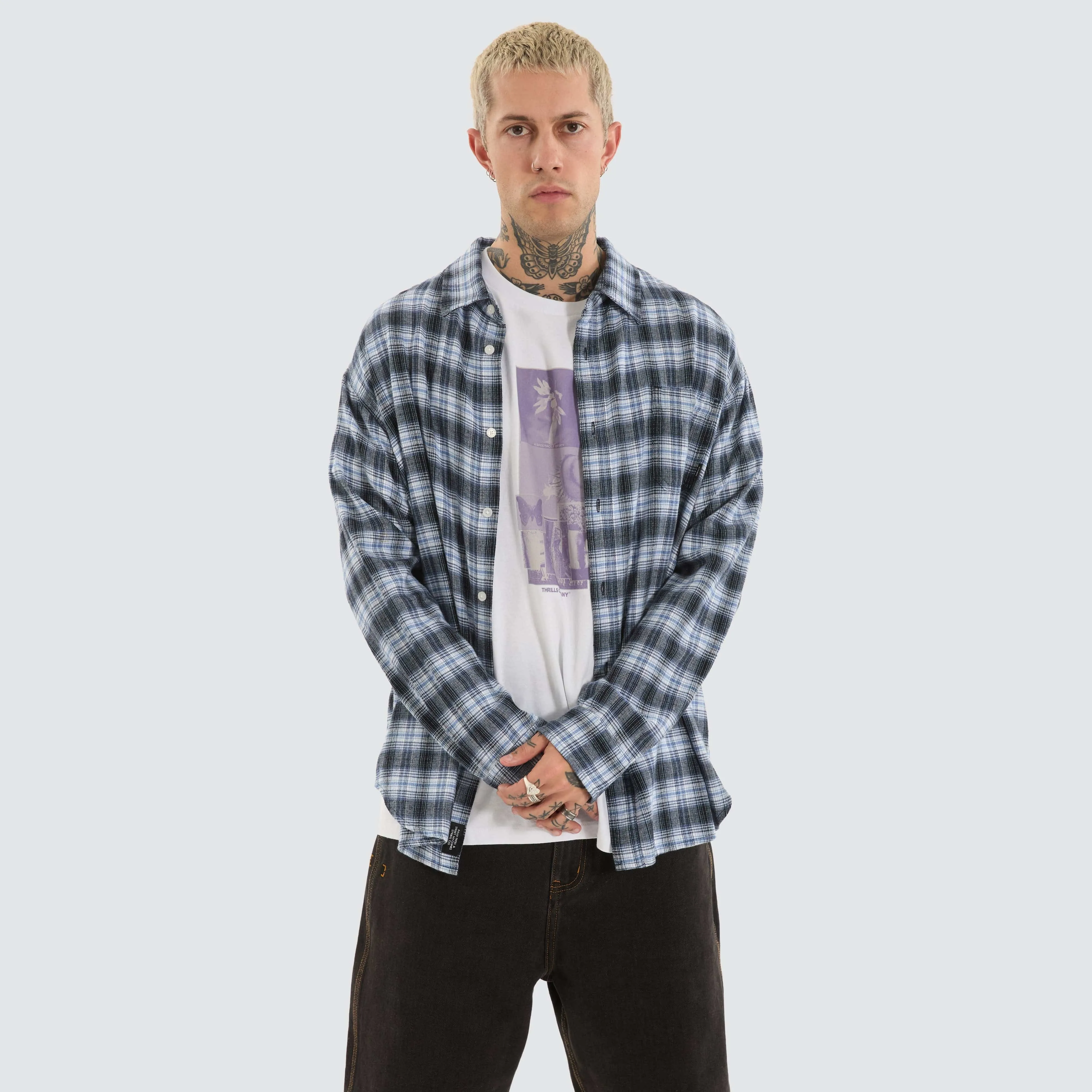 Friendly Service Flannel Iceberg