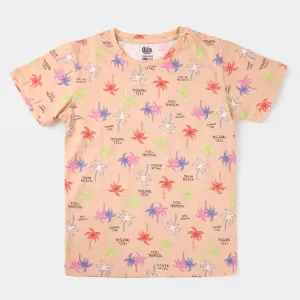 Girls T-Shirt H/S Summer Time - Scallop