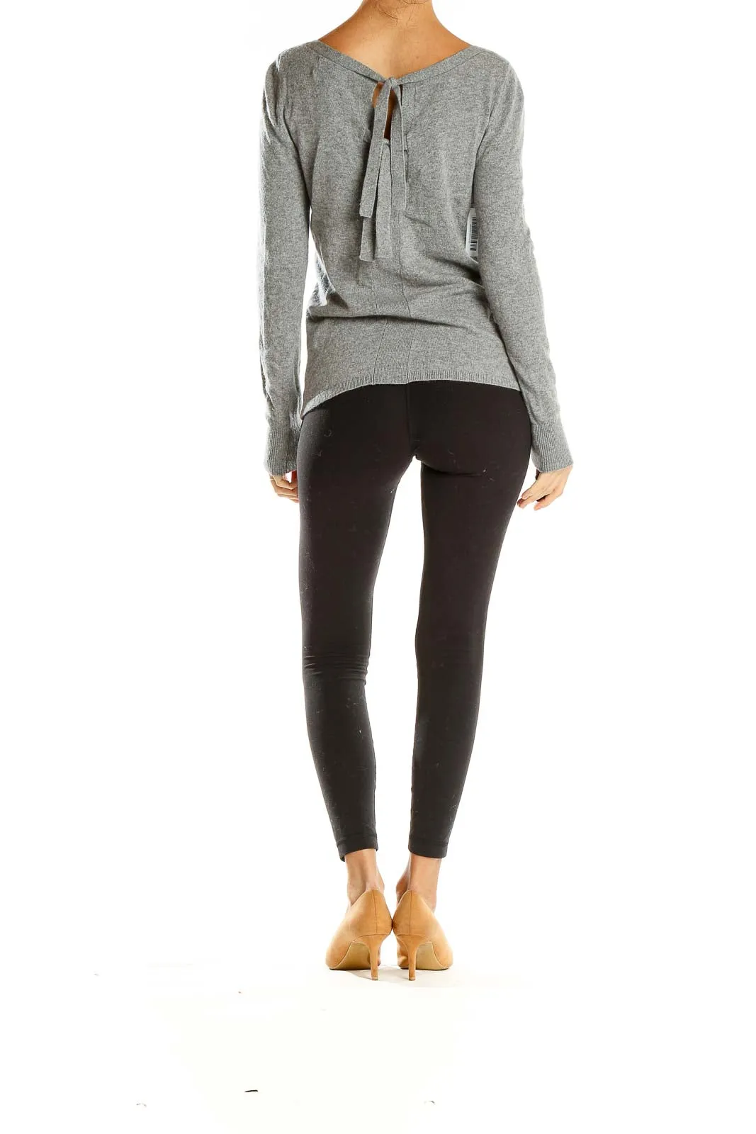 Gray Classic Knit Sweater