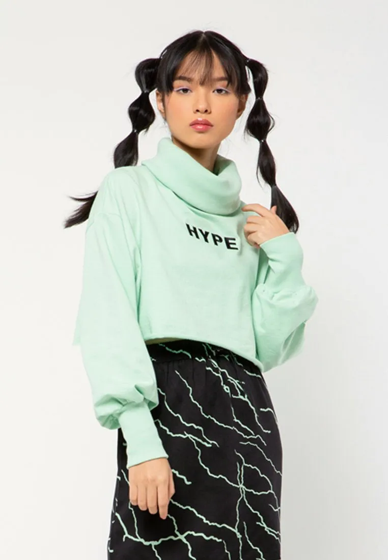 High Neck Sweatshirt