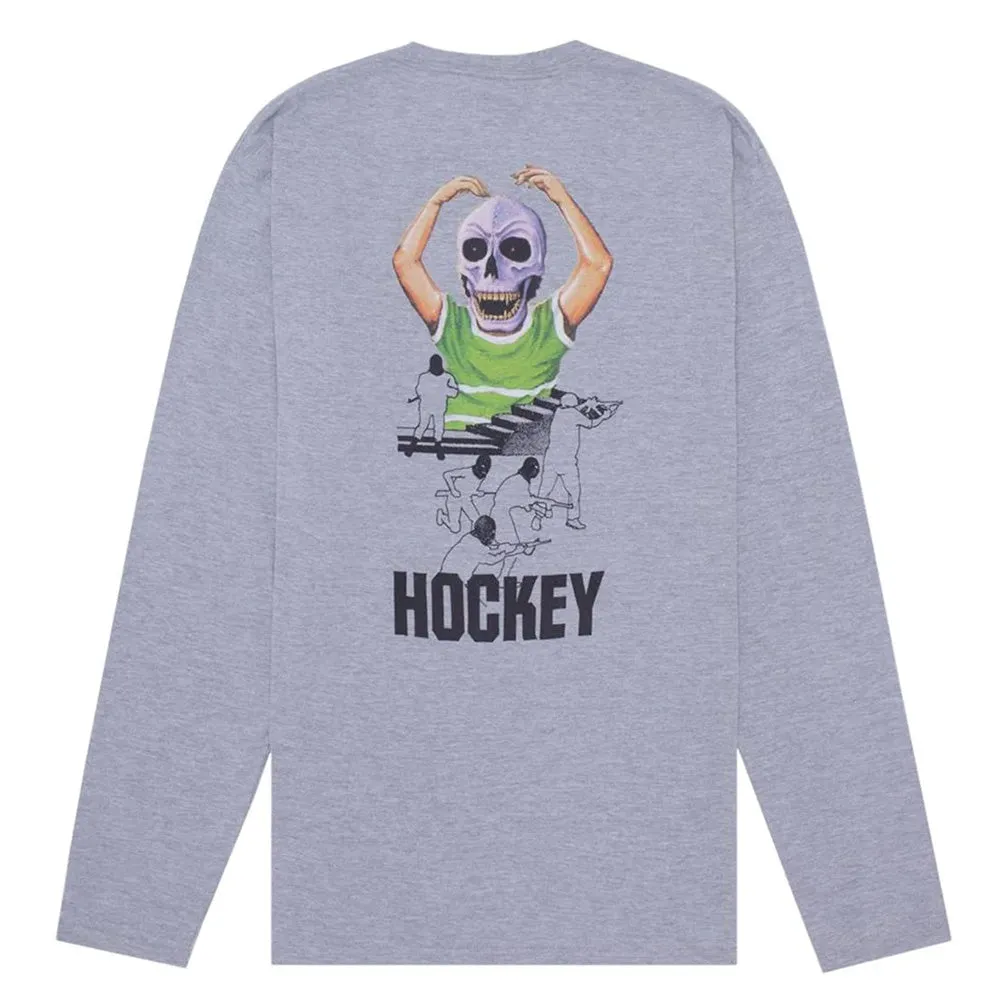 Hockey - Skull Kid Ls Tee (Athletic Heather Grey)