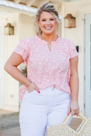 Kiss The Spot Top, Pink