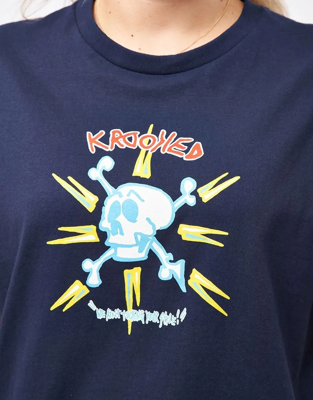 Krooked Style T-Shirt - Navy/Multi
