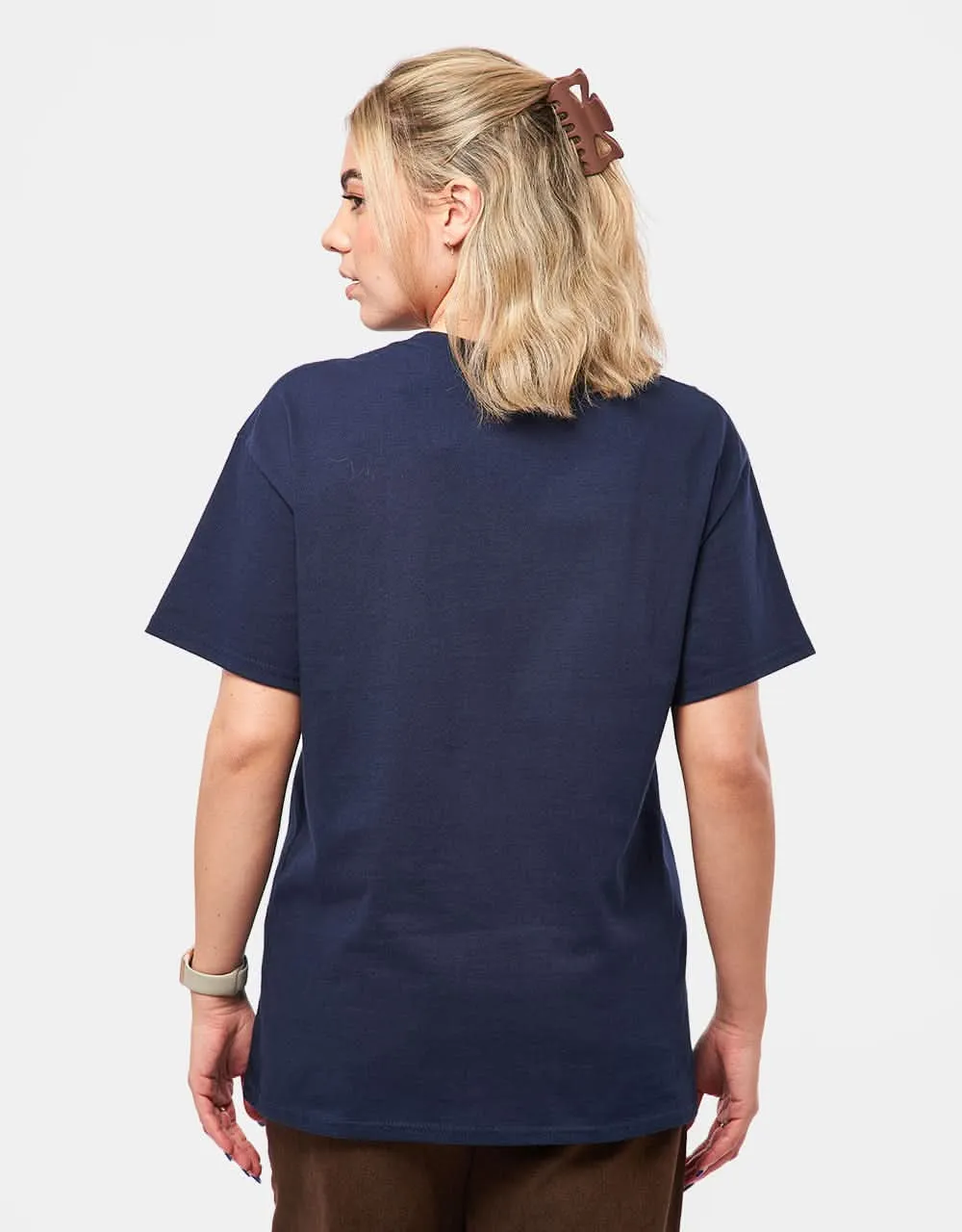 Krooked Style T-Shirt - Navy/Multi