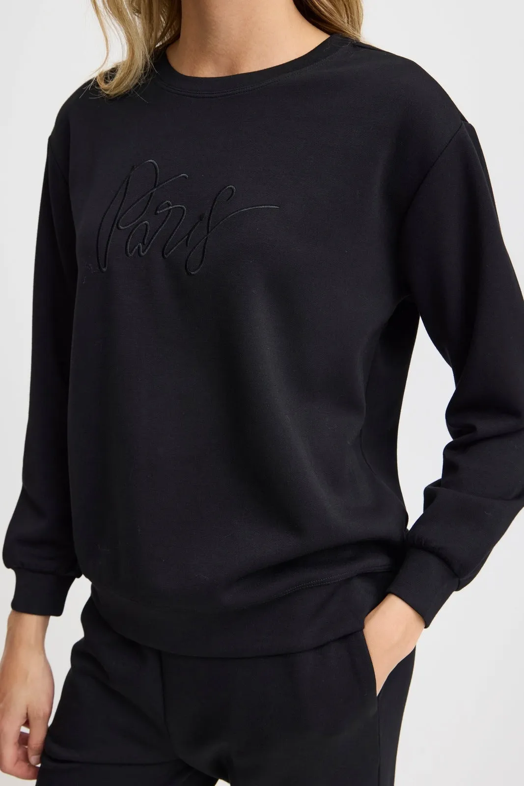Long Sleeve Sweater - Black