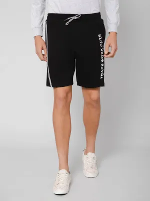 Men Black Bermuda