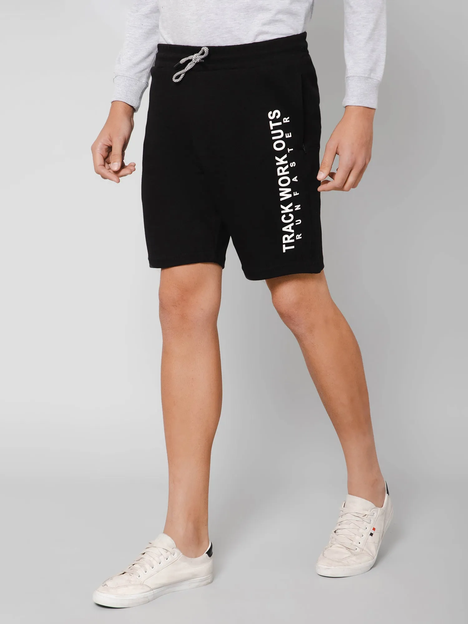 Men Black Bermuda
