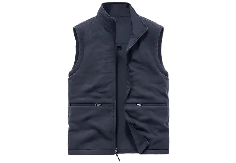 Men's Multi-Pocket Vest - Casual Outdoor Windproof Waterproof Sleeveless Jacket