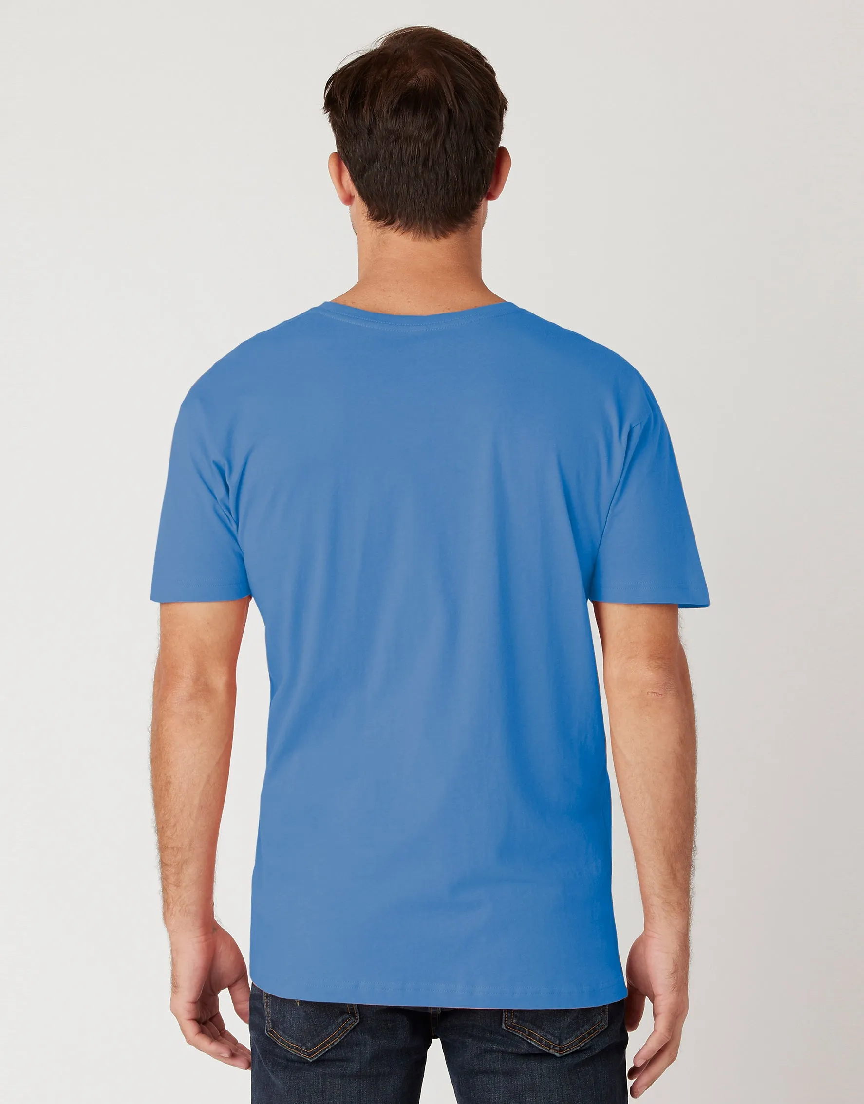 Men's Printed T-shirt Aqua Med Printed