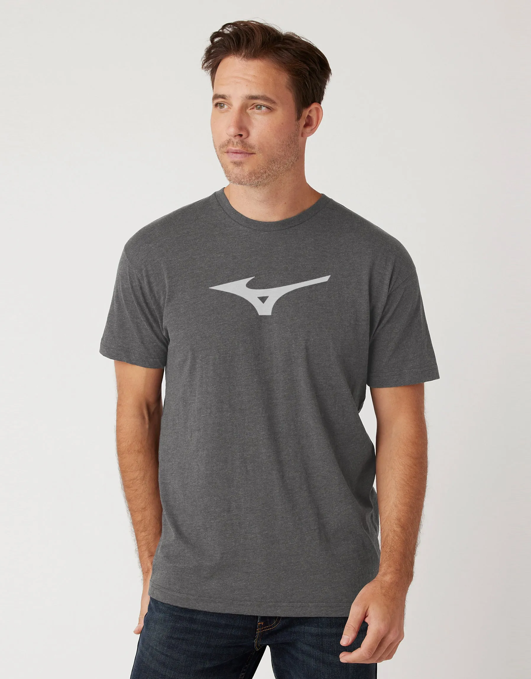 Men's Printed T-shirt Charcoal Med Printed