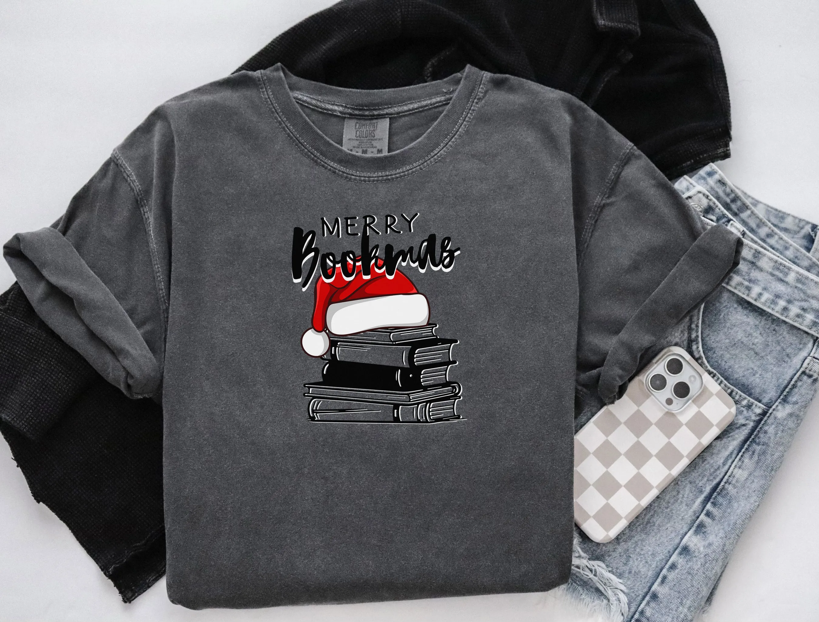 merry bookmas t-shirt