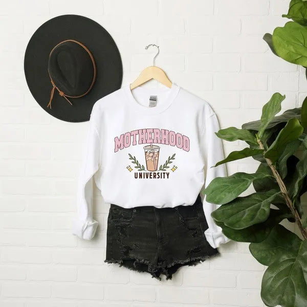 Motherhood University Drink Graphic Sweatshirt