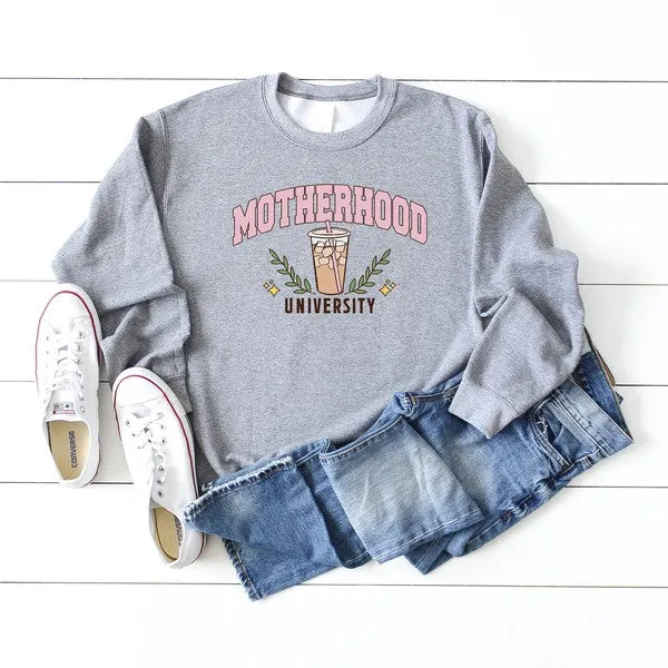 Motherhood University Drink Graphic Sweatshirt