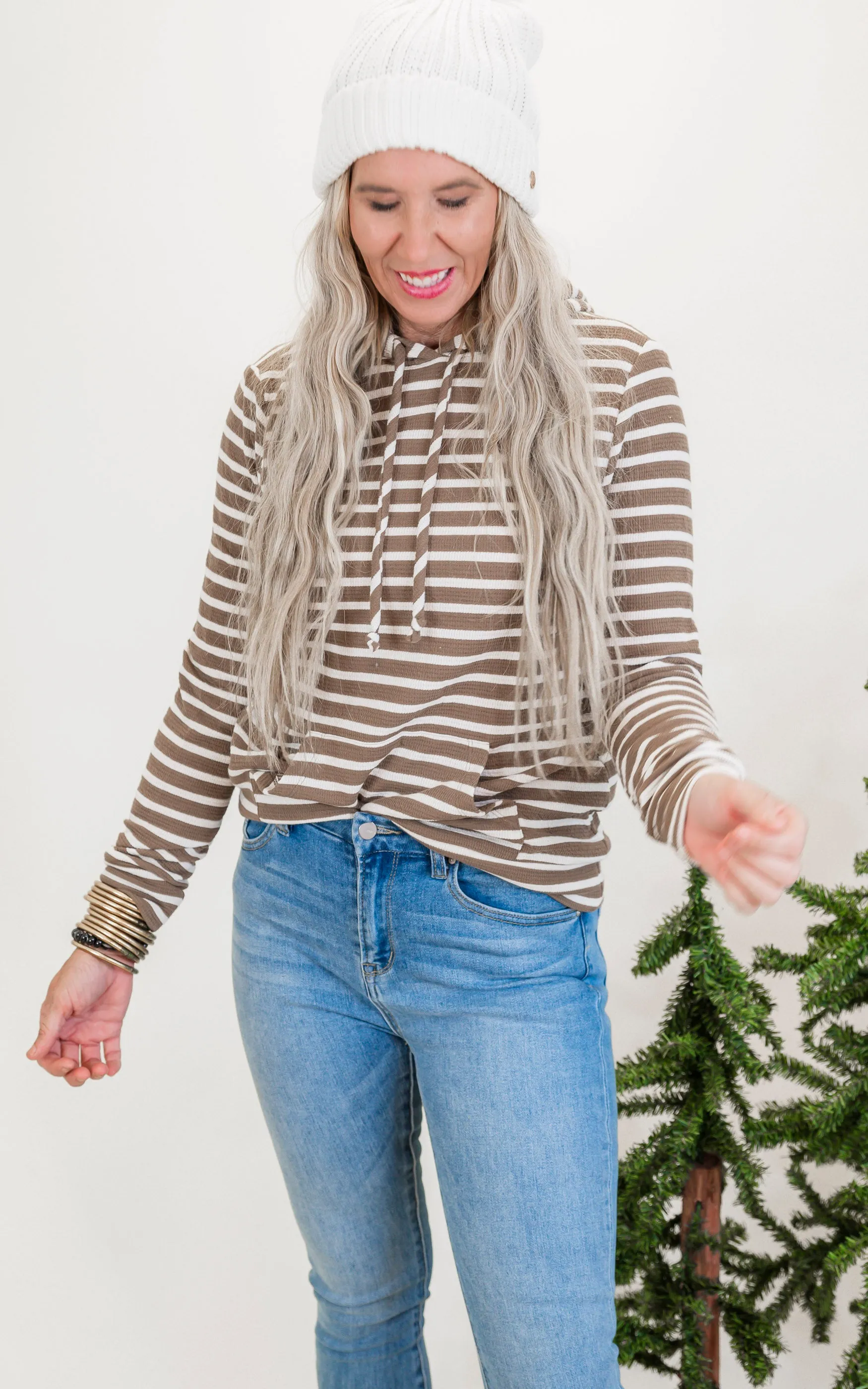 Not Your Average Stripes Hoodie