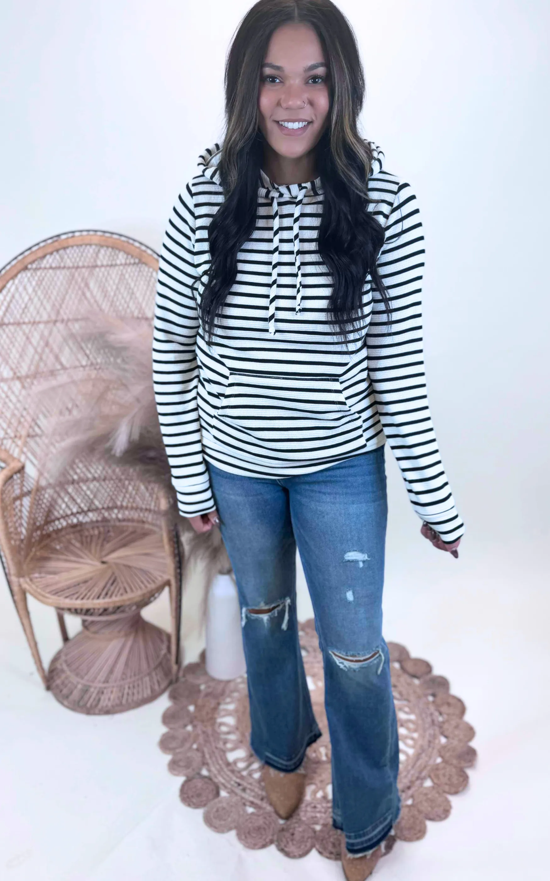 Not Your Average Stripes Hoodie
