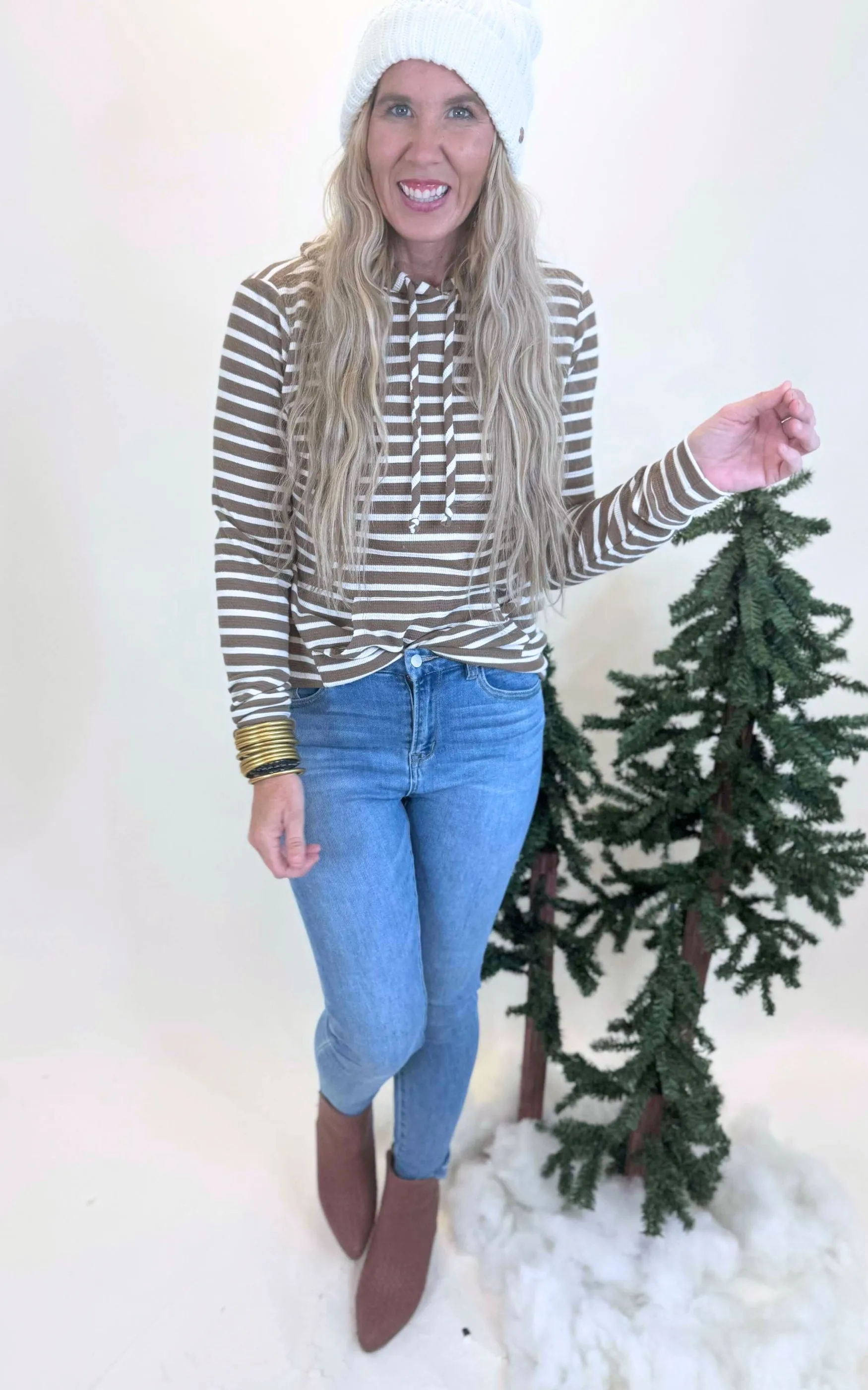 Not Your Average Stripes Hoodie
