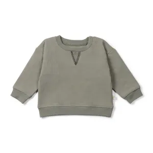 Olive Organic Cotton Sweatshirt