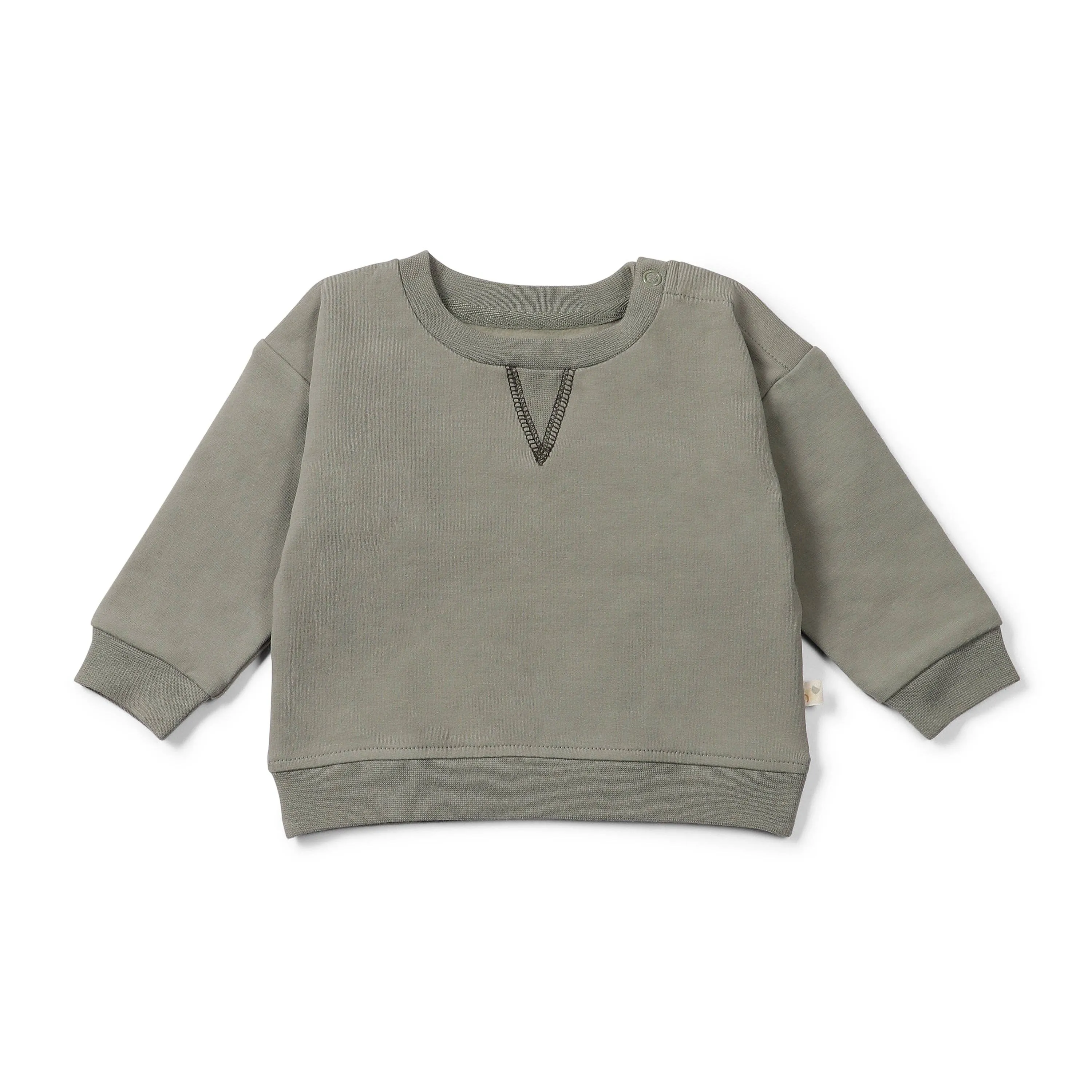 Olive Organic Cotton Sweatshirt