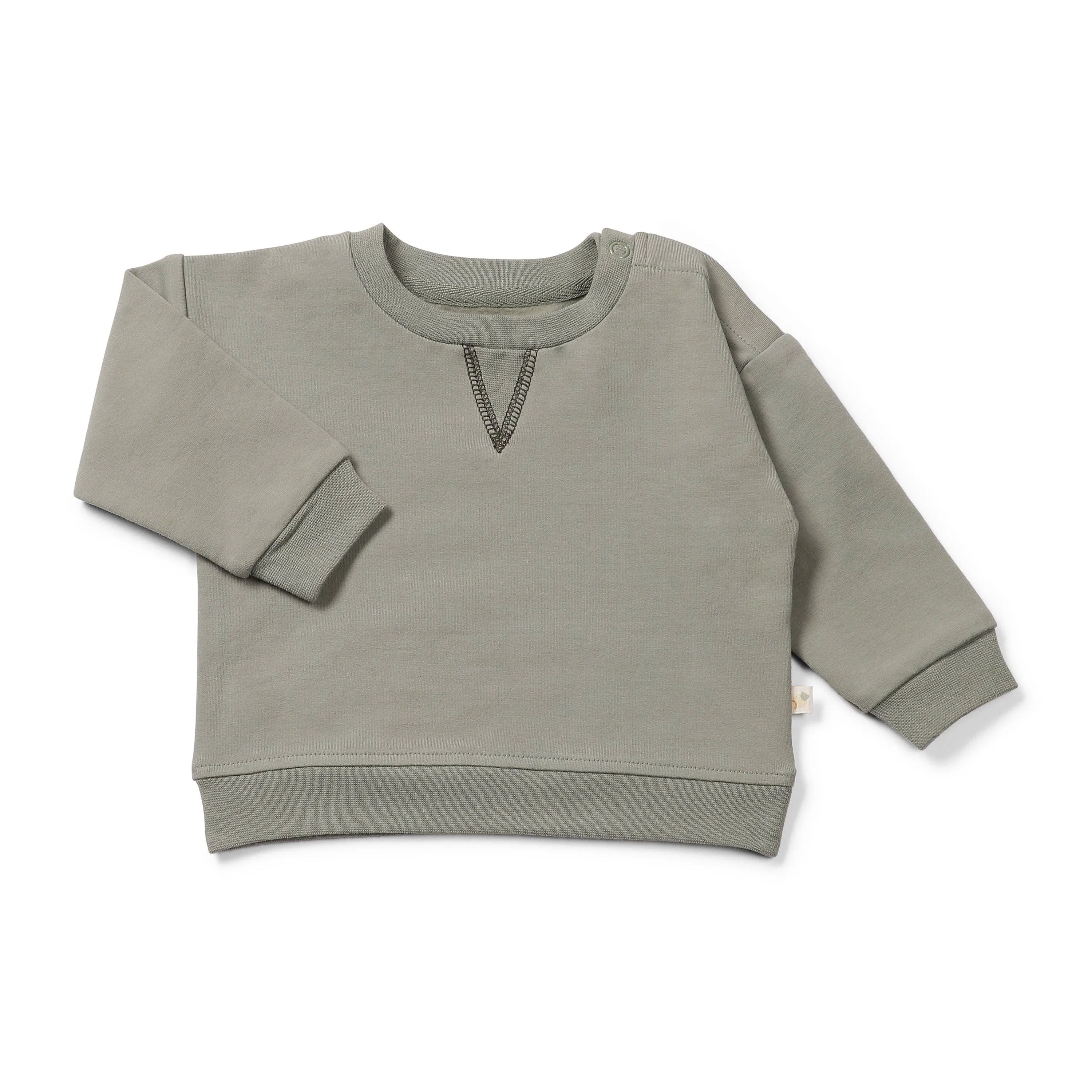 Olive Organic Cotton Sweatshirt