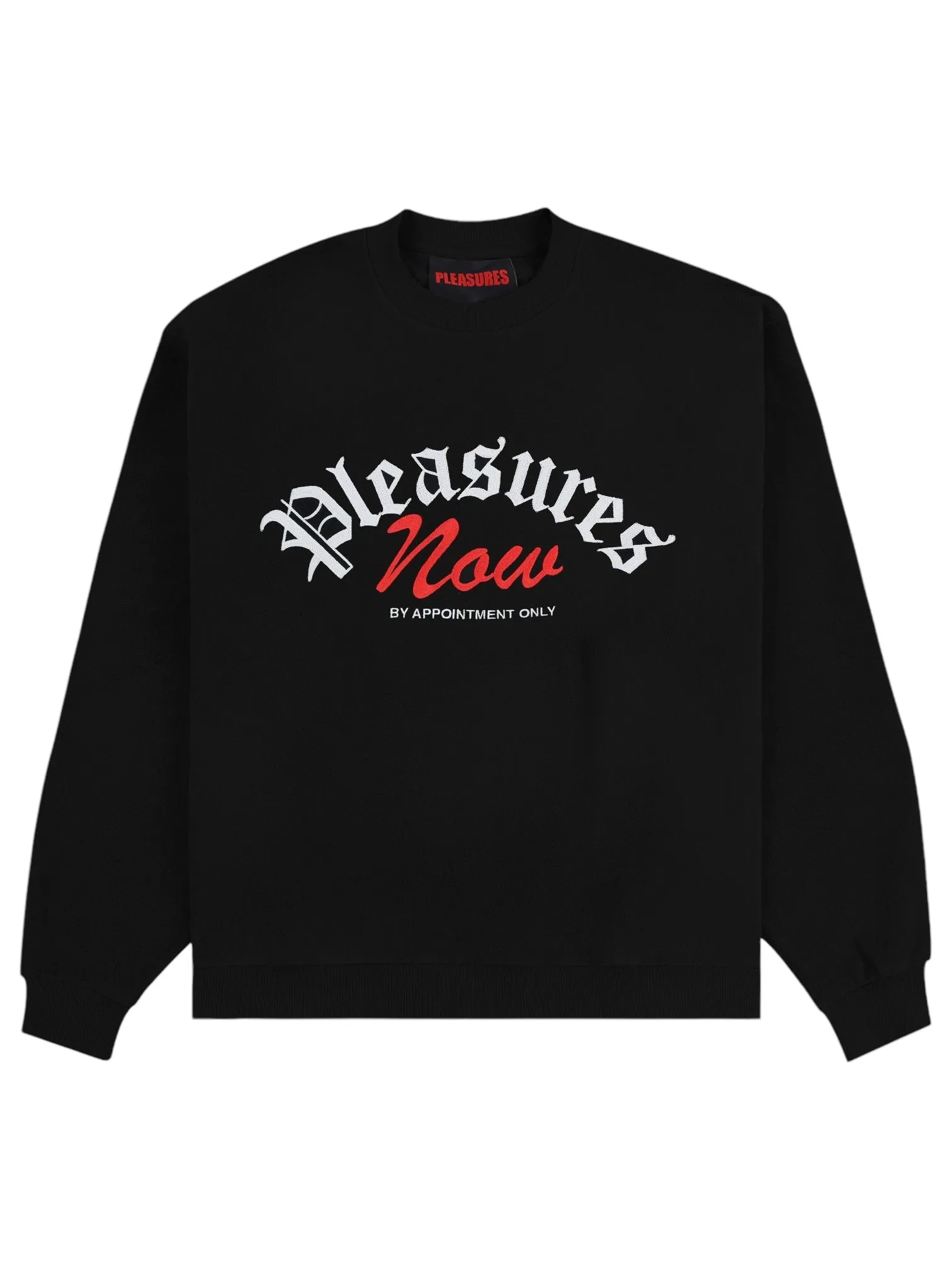 Pleasures Appointment Fleece Crew Black