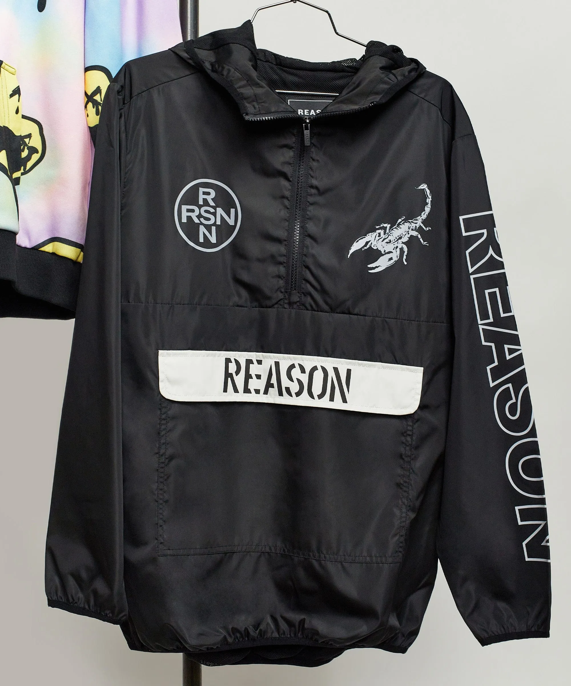 Scorpion Half-Zip Pullover Jacket - Black