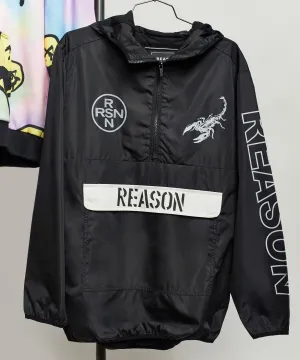 Scorpion Half-Zip Pullover Jacket - Black