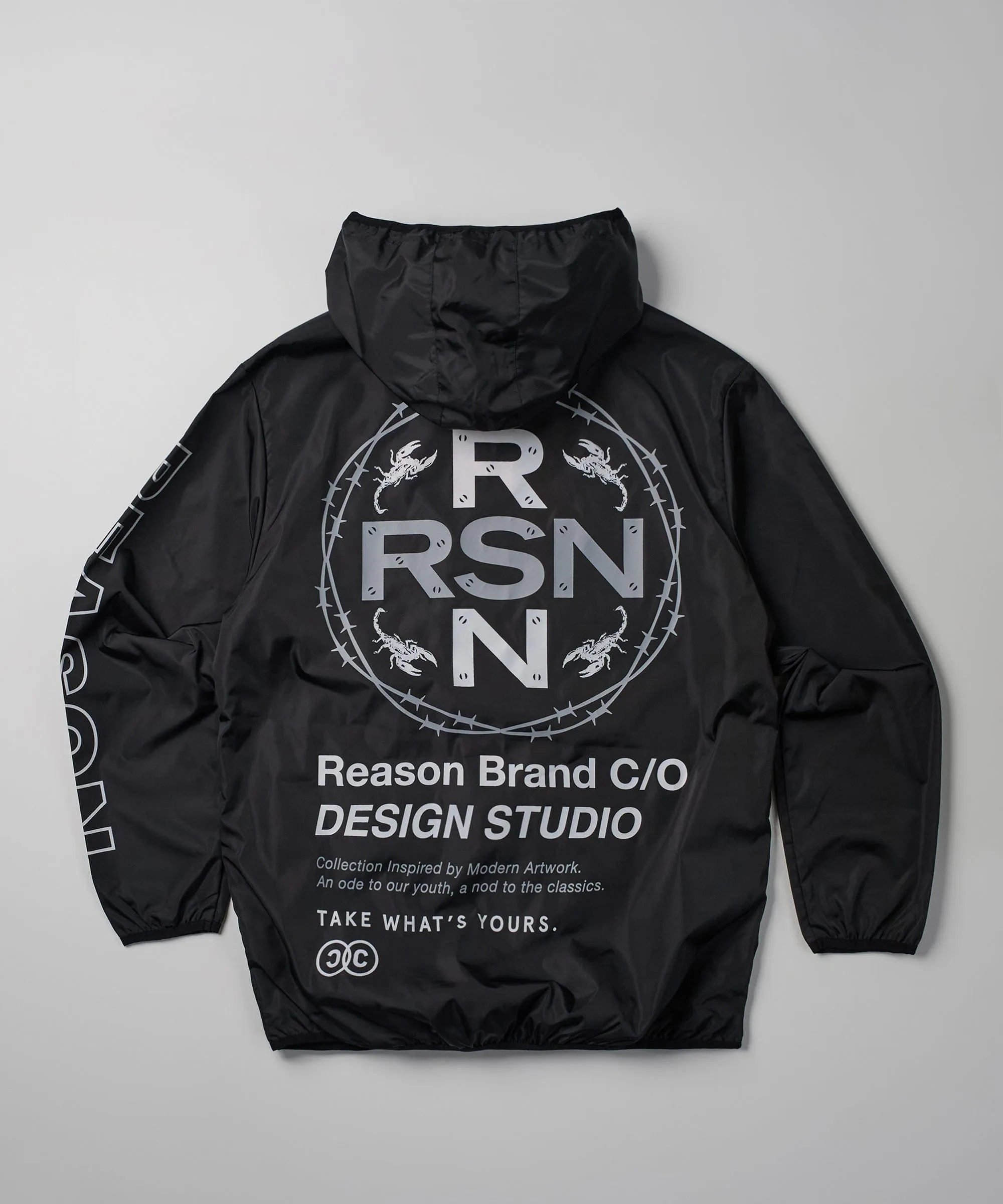 Scorpion Half-Zip Pullover Jacket - Black