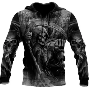 Vintage Hooded Sweatshirt Men's Hoodie 3D Printing Pullover Oversized Mens Clothing Tops Male Spring Fall Loose Men Clothes