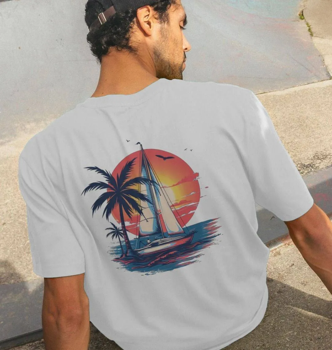 Wave Runner Back Print – Organic Cotton Tee
